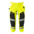 MASCOT Accelerate Safe 19049 3/4 Pants Hi-Vis Yellow / Black, 44 - фото #2