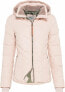 camel active Women's Quilted Jacket with Removable Hood