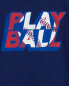 Toddler Play Ball Baseball Graphic Tee 3T