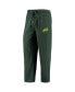 ფოტო #5 პროდუქტის Men's Green and Heathered Charcoal NDSU Bison Meter Long Sleeve T-shirt and Pants Sleep Set
