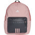 ADIDAS Classic Badge Of Sport 3 Stripes backpack Semi Pink Spark / Grey Six / White - фото #1