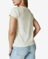 ფოტო #2 პროდუქტის Embroidered Striped Cotton T-Shirt