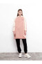 Kapüşonlu Renk Bloklu Uzun Kollu Oversize Kadın Sweatshirt Tunik