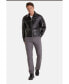 ფოტო #8 პროდუქტის Men's Leather Fashion Jacket, Black