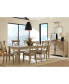 Фото #2 товара Sonora 7-pc. Dining Set (Rectangular Expandable Table + 6 X-Back Side Chairs)