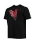 Men's Black Arizona Cardinals Big and Tall 2-Hit T-shirt