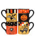 Spooky Halloween Set of 4 Mugs, Service for 4