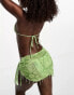 Фото #8 товара Motel pami bikini top in paisley abstract green