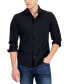 ფოტო #1 პროდუქტის Men's Slim-Fit Stretch Piqué Button-Down Shirt