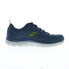 Фото #1 товара Skechers Summits Forrader 232695 Mens Blue Canvas Lifestyle Sneakers Shoes