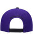 Фото #5 товара Men's Purple and Black Utah Jazz Hardwood Classics Snapback Hat