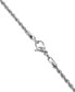 ფოტო #5 პროდუქტის Men's Cubic Zirconia Nail X Cross 24" Pendant Necklace