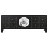 ТВ шкаф DKD Home Decor Чёрный Восточный Белый Позолоченный Белый/Черный Металл Ель Деревянный MDF 130 x 26 x 51 cm