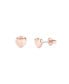 HARLY: Tiny Heart Stud Earrings For Women