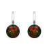 Charming silver earrings with synthetic opals EA681WBC