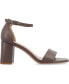 ფოტო #2 პროდუქტის Women's Valenncia Ankle Strap Sandals