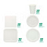 Фото #3 товара AKTIVE Biodegradable Disposable Tableware 70 Pieces