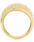 ფოტო #4 პროდუქტის EFFY® Diamond Sculptural Band Ring (1/2 ct. t.w.) in 14k Gold