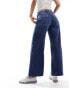 Mango baggy wide leg jeans in blue