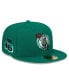 Фото #1 товара Men's Kelly Green Boston Celtics 2024 NBA All-Star Game Rally Drive Side Patch 59FIFTY Fitted Hat
