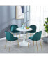 Фото #2 товара Tulip Table Mid-Century Dining Table For 2-4 People With Round MDF Table Top, Pedestal