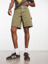 Фото #1 товара Sixth June carpenter denim shorts in khaki