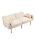 Фото #6 товара Couches For Living Room 65 Inch, Mid Century Modern Velvet Loveseats Sofa
