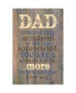 Фото #1 товара Dad If You've New Horizons Wood Plaque with Easel, 6" x 9"