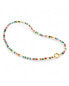 Cameron Sterling Silver Multicolor Quartz Beaded Necklace