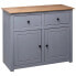 Sideboard KORNEL Panama-Kiefer Grau