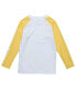 Фото #2 товара Toddler, Child Boys White Yellow Sleeve Sustainable LS Rash Top