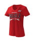 ფოტო #1 პროდუქტის Women's Red Bubba Wallace Dream Team V-Neck T-shirt