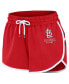 ფოტო #3 პროდუქტის Women's Red St. Louis Cardinals Logo Shorts