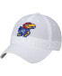 Фото #2 товара Men's White Kansas Jayhawks Staple Adjustable Hat
