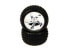 Фото #1 товара Himoto Tyre + chrome wheel Truggy 23626V+28652 2pcs - 28653V