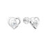 White gold earrings Heart 236 001 01072 07