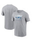 Фото #1 товара Men's Gray Detroit Lions 2023 NFL Playoffs Iconic T-shirt