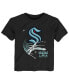 ფოტო #1 პროდუქტის Toddler Black Seattle Kraken Star Wars Rebel Alliance T-shirt