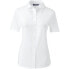 Фото #1 товара Women's School Uniform Short Sleeve Peter Pan Collar Broadcloth Shirt