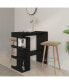 Фото #3 товара Bar Table with Storage Rack Black 39.4"x19.7"x40" Engineered Wood