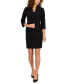 Women's Shawl-Collar Jacket & Sheath Dress Suit