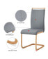 Foldable desk & chair set with modern design