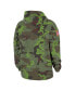 ფოტო #2 პროდუქტის Men's Camo Ohio State Buckeyes Hoodie Full-Snap Jacket