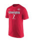Men's Ariel Atkins Red Washington Mystics Explorer Edition Name Number T-shirt