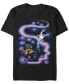Фото #1 товара Disney Pixar Men's Starry Night Dancing in Space Short Sleeve T-Shirt