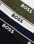 Boss Bodywear power 3 pack trunks in multi