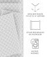 Фото #8 товара The Farmhouse Chic Premium Ultra Soft Pattern 3 Piece Sheet Set by Home Collection - Twin