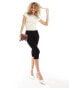 Emory park high neck knit top with scoop back in ivory