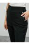 Фото #5 товара Брюки женские Koton высокая талия с карманами и деталями на пуговицах