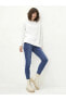 Фото #2 товара LCW Jeans Normal Bel Skinny Fit Cep Detaylı Kadın Rodeo Jean Pantolon